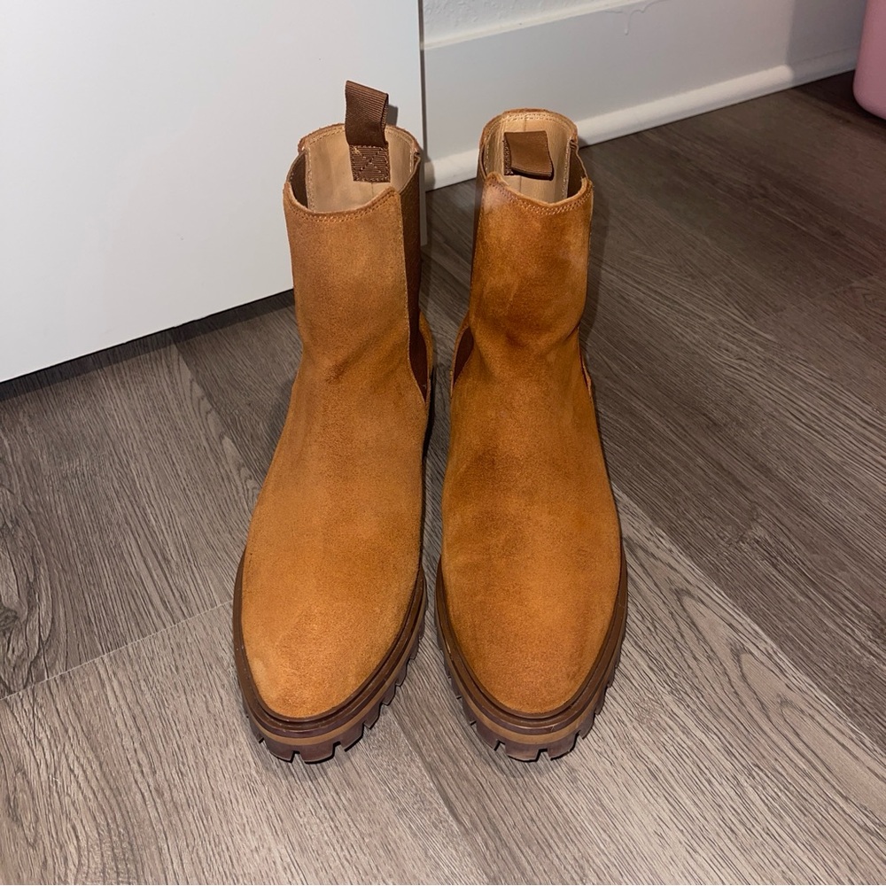 Quince Women's Rust Brown Ankle Boots